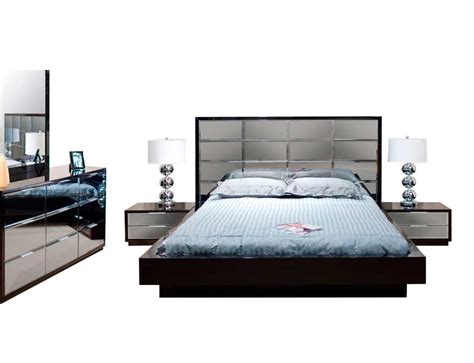 Target/furniture/bedroom furniture/bedroom sets & collections (117)‎. Modern Black Bedroom Mena with Mirrored Headboard ...