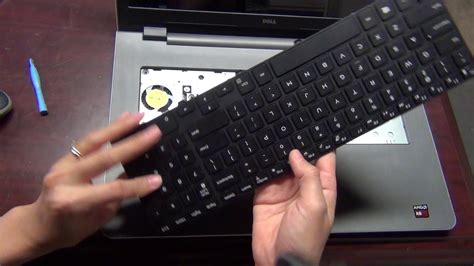 replace keyboard dell inspiron   series    minutes youtube