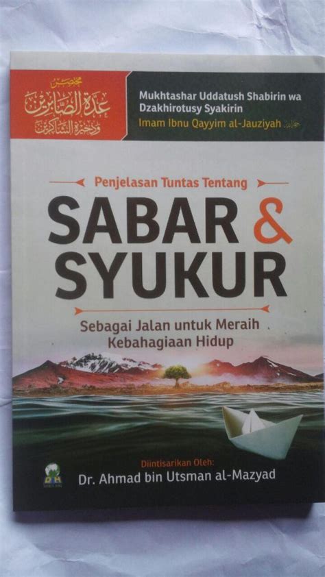 Ada juga yang mengakui elyana mengambil produk mereka yang dijual. Buku Penjelasan Tuntas Tentang Sabar Dan Syukur