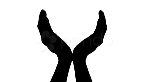 Hands Holding Up Silhouette Clip Art Library