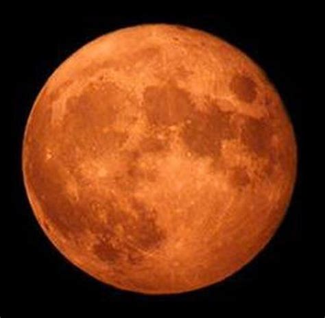 Orange Harvest Moon Shines Bright This Week Near Peak Now