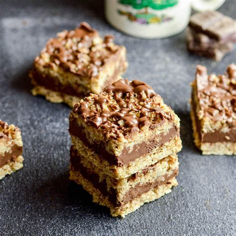 I just thought the bars looked a little more presentable. No-Bake Chocolate Peanut Butter Oatmeal Bars - JoyFoodSunshine