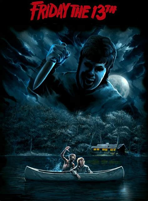 Friday The 13th Horror Movie Poster Slasher Horror Movies Horror Art Horror Artwork