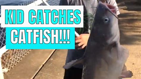 Kid Catches Catfish While Fishing In Washington Dc Funny Kids Urban