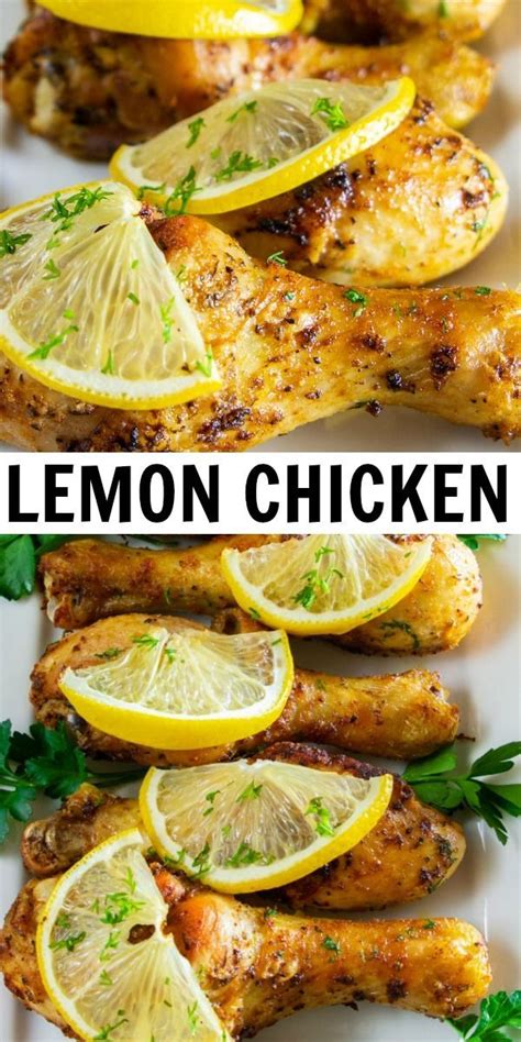 This crispy baked lemon chicken recipe is super easy ...