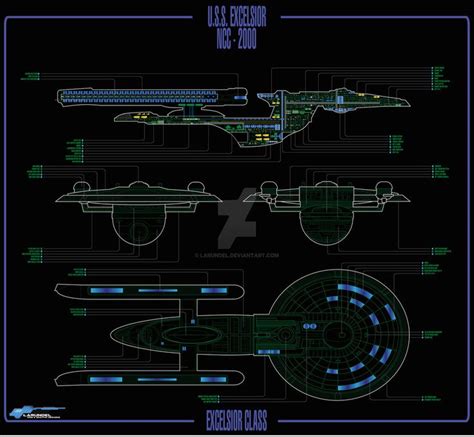 Excelsior Class Msd Blueprint By Larundel