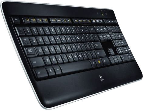 Logitech K800 Wireless Illuminated Keyboard Radio Keyboard German Qwertz Windows® Black