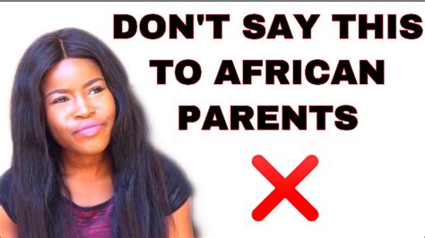 How African Parents Respond Growing Up In Africa Zambian Youtuber Youtube