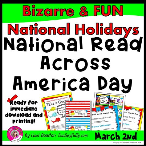 National Read Across America Day March 2nd Lead Joyfully