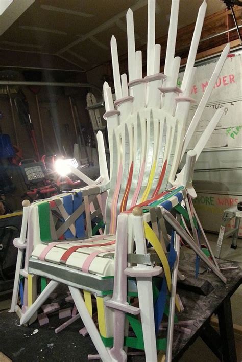 Final season aside, game of thrones is truly one of the greatest tv shows of our generation. How to Make Your Own Iron Throne From a Lawn Chair | WIRED