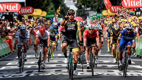 At Tour De France Dutch Rider Wins Stage 8 As Cobblestones Await The
