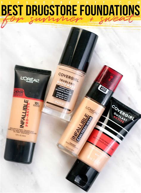 4 Best Drugstore Foundations For Summer And Sweat Slashed Beauty
