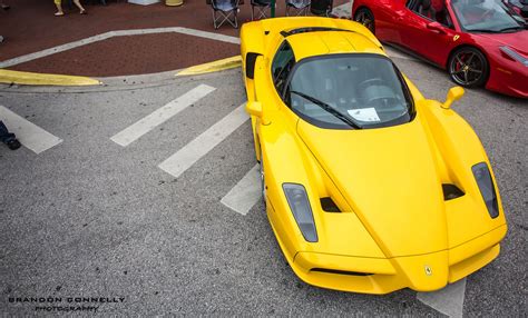 Ferrari Enzo Supercars Cars Italia Jaune Yellow Wallpapers Hd