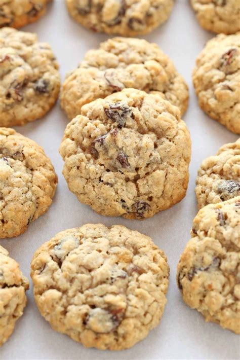 Here's a simple oatmeal cookie recipe that's quick to make and can easily be altered to your tastes. These Soft and Chewy Oatmeal Raisin Cookies are super soft ...