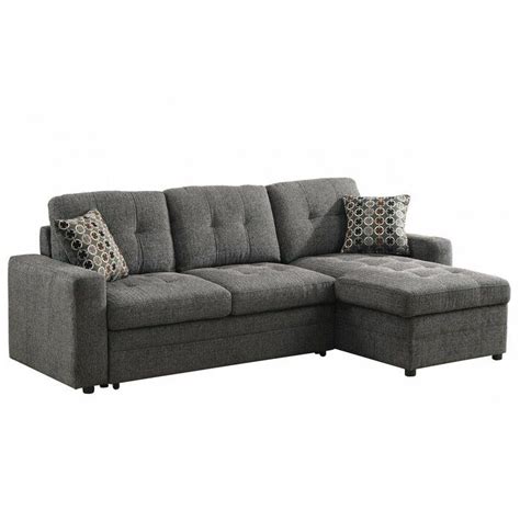 gray sectional sleeper sofa