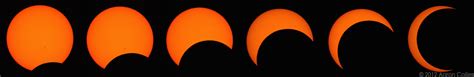Partial Solar Eclipse Sequence Astronomy Images At Orion Telescopes