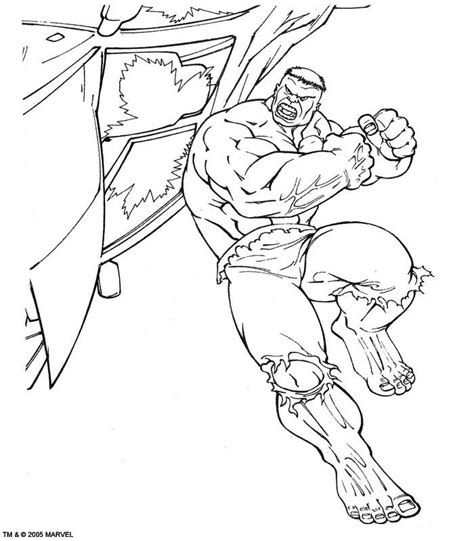 Super high quality hulk coloring page. Kids-n-fun | Kleurplaat Hulk Hulk