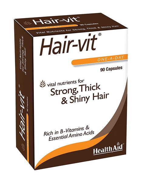 Hair Vit 90 Caps Once Daily Vital Nutrients For Strong Thick