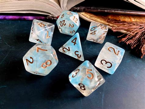 Specter Dnd Dice Set For Dungeons And Dragons Polyhedral Dice Set For