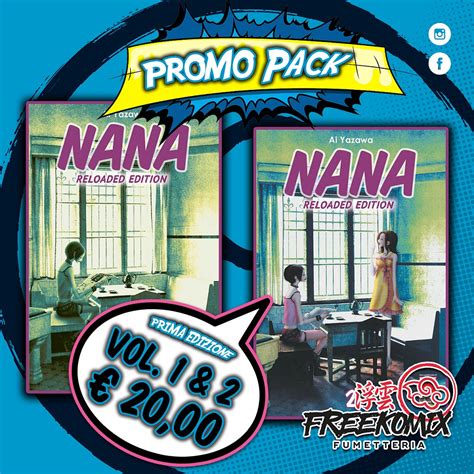 promo pack nana reloaded edition vol 1 2 prima edizione freekomix