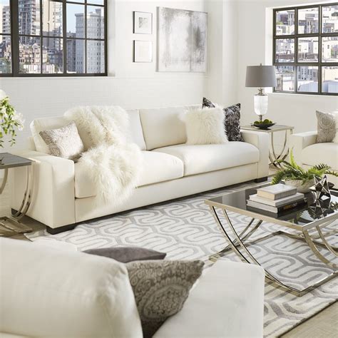 Our extensive range of accessories in décor, cushions and care products brings with it new ways to enjoy your furniture. Brilliant White Sofa Ideas for a Stylish Living Room