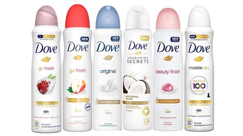 Dove Women Antiperspirant Deodorant Spray Mixed Scents Alcohol Free Pack Of 6 Each 150 Ml 5