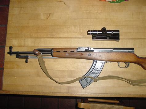 Sks Norinco Poly 762x39 Rifle 4x Scope And Bayone For Sale