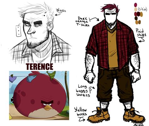 Angry Birds Toons Terence Humanization By Memq4 On Deviantart