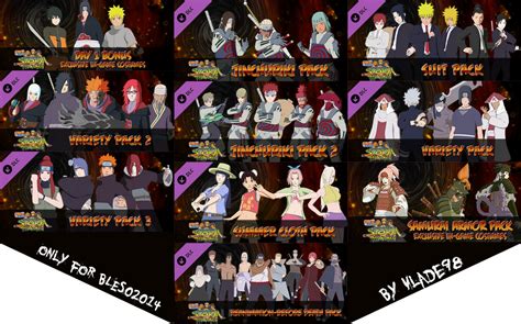 Naruto Storm Revolution All Dlcs For Ps3 Cfw By Vlade98 On Deviantart