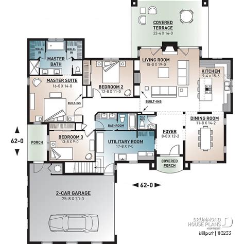 Since not everyone wants formal spaces like a formal dining or living room, we have. Ranch Floor Plans Without Formal Dining Room : Expert ...