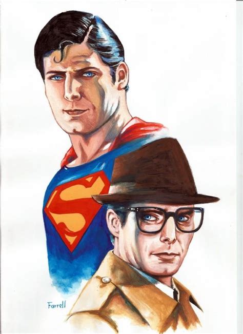 Superman Clark Kent Original Comic Art By Farrell Comic Art Comic Art