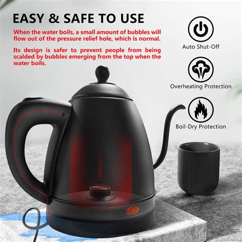 Electric Kettle Variable Temperature Digital Pour Over Coffee Gooseneck