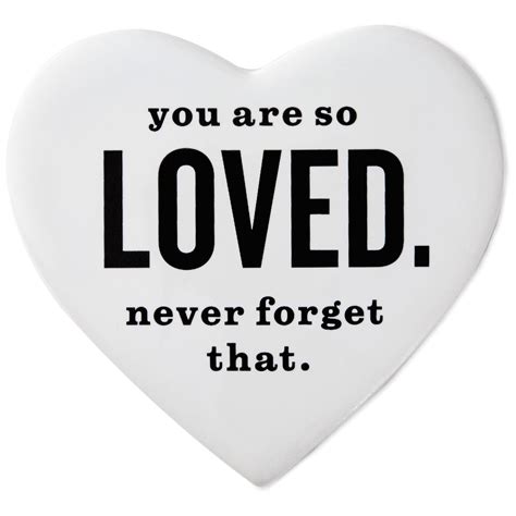 You Are So Loved Ceramic Quote Magnet 3x275 Refrigerator Magnets