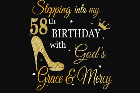 58th Birthday Svg Queen Birthday 58th Svg Gold Glitter 58th Birthday