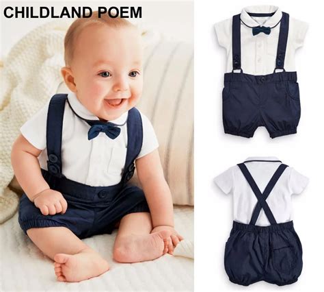 1 Year Baby Boy Birthday Dresses Unisex Baby Clothes
