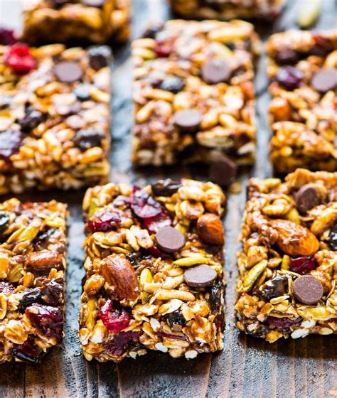 They tasted great, but fell apart. Trail Mix Peanut Butter Granola Bars {No Bake!} | Well ...