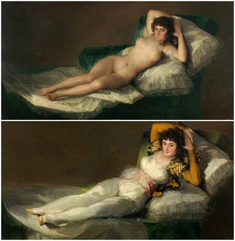 La Maja Desnuda E La Maja Vestida Di Goya Analisi