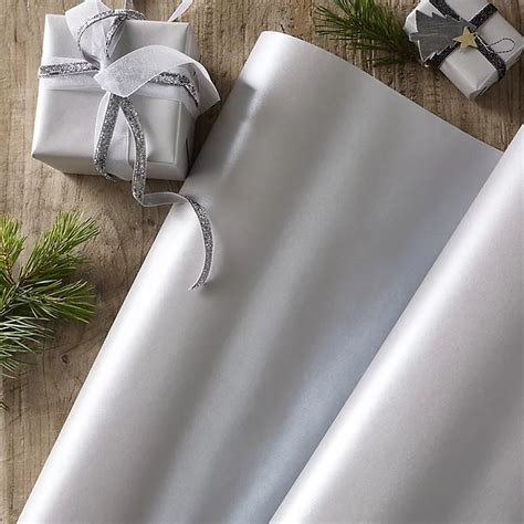 Silver Christmas Wrapping Paper 10m Christmas Wrapping Paper