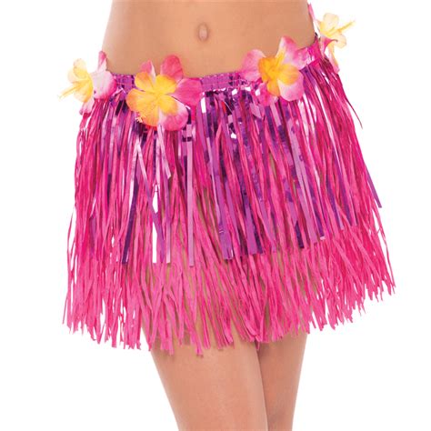 Childs Pink Hula Grass Skirt Fun Party Supplies