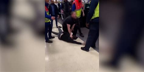 Tesco Customer Forced To Intervene After Security Guard Attacked In Middle Of Store