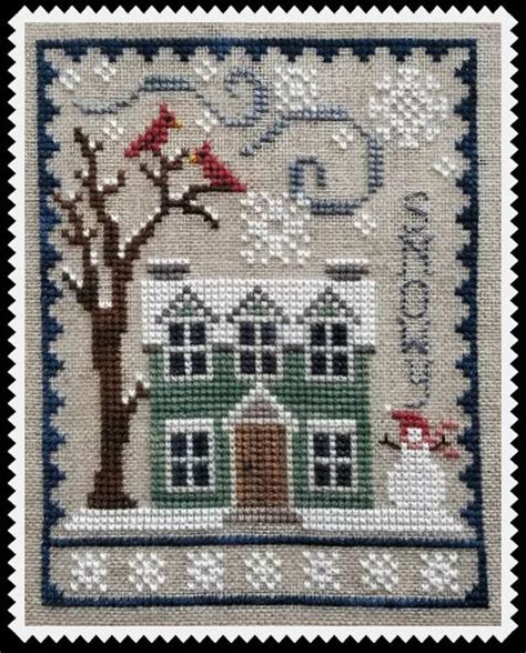 Plus, use our caption/border maker tool to chart your own words. WINTER HOUSE TRIO; Digital Pattern for Cross Stitch; Cute ...