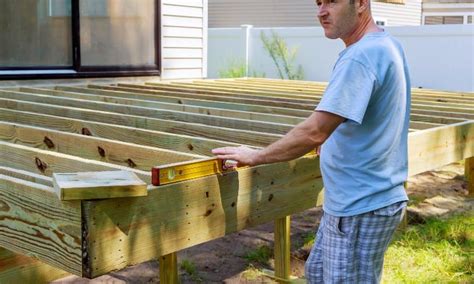 Deck Rim Joist Sizing Framing And Installation Guide