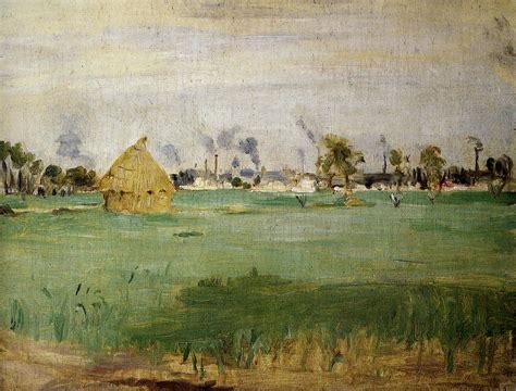 Landscape At Gennevilliers 1875 Berthe Morisot
