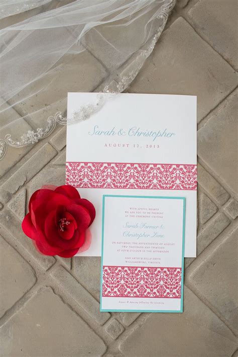 It is unique, and refreshing. Traditional Red and Teal Wedding at Colonial Heritage in ...