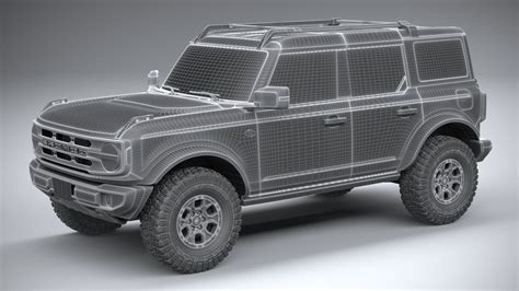 Ford Bronco Wildtrak 4door 2021 3d Model By Squir