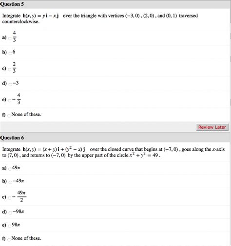Solved Question 5 Integrate H X Y Yi Xj Over The