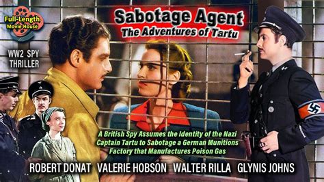 Sabotage Agent The Adventures Of Tartu 1943 — Ww2 Spy Thriller