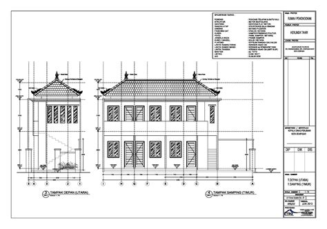 Tsg Architecture And Design Gambar Imb Rumah Kos Kosan Jalan Gunung