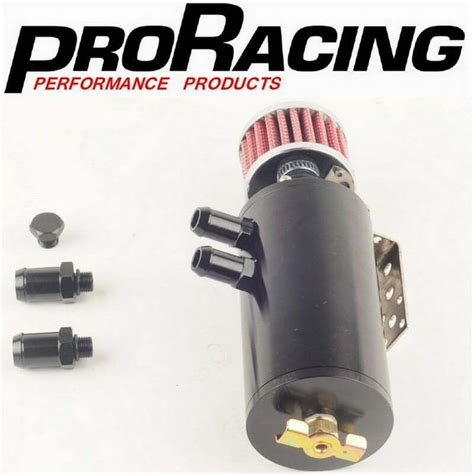 Pro Racing 250ml Oil Catch Can Breather Tank Baffled Driveit