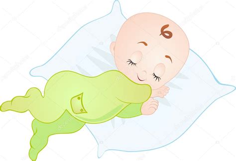 Sleeping Baby Vector — Stock Vector © Abrakadabra 5327065